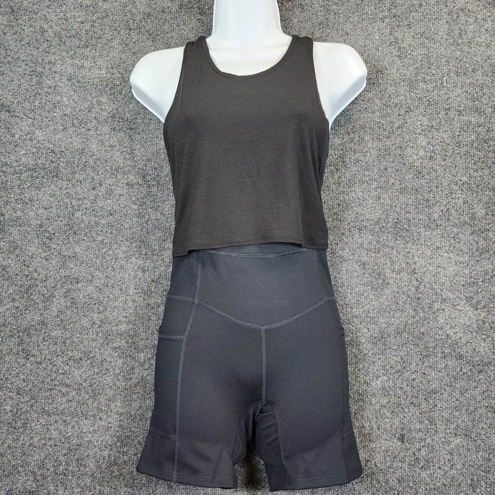 FP Movement Women's Athleisure Biker Unitard Romper Shorts XS Yoga Gym‎ NWOT